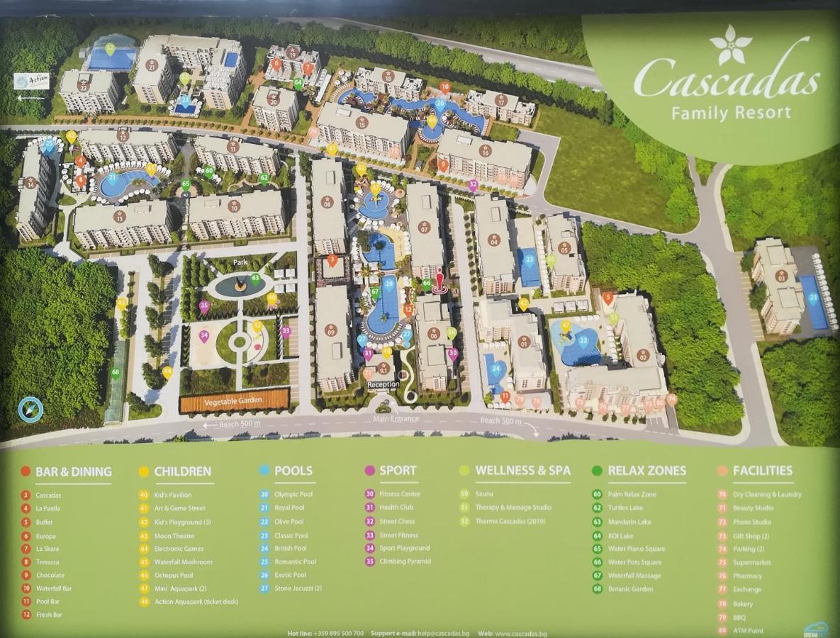 Cascadas Family Resort - Apartment Private Sunny Beach Esterno foto